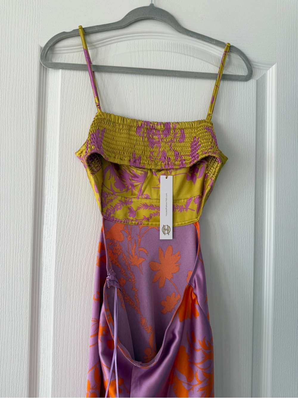 NWT House of Harlow 1960 Cut Out Floral Maxi Dress medium - Picture 8 of 14